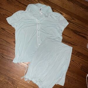 Soma Soft Sky Blue Pajama Set
